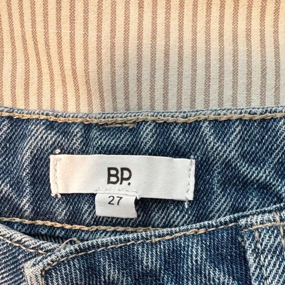 Stylish Blue/Light Pink  Patchwork Jeans BP Responsible measures 14” across - Picture 8 of 9